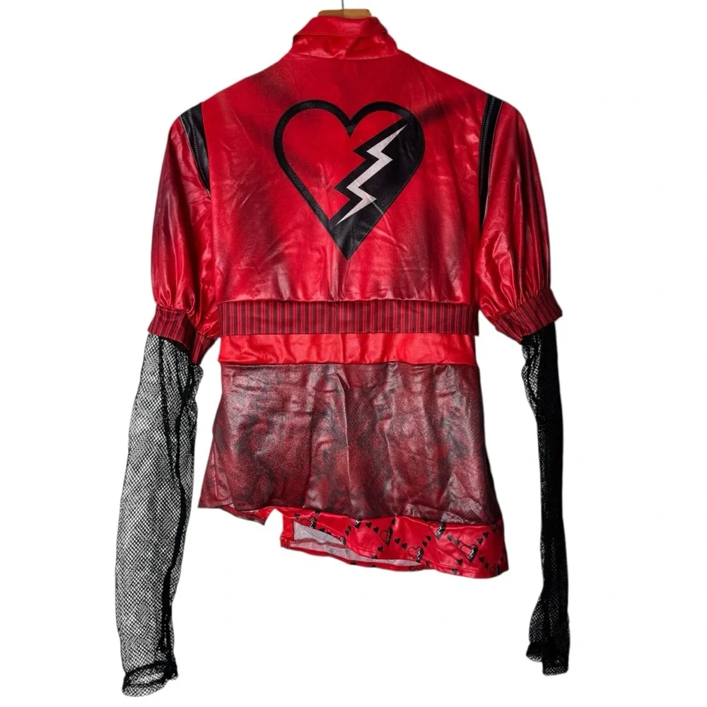 Disney Descendants Rise Of Red Girl's Halloween Costume Kids Large 14-16 Cosplay - Picture 2 of 8